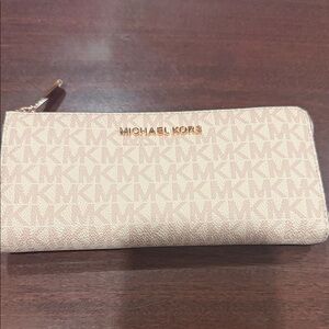 Michael Kors Pinkish Monogram Wallet